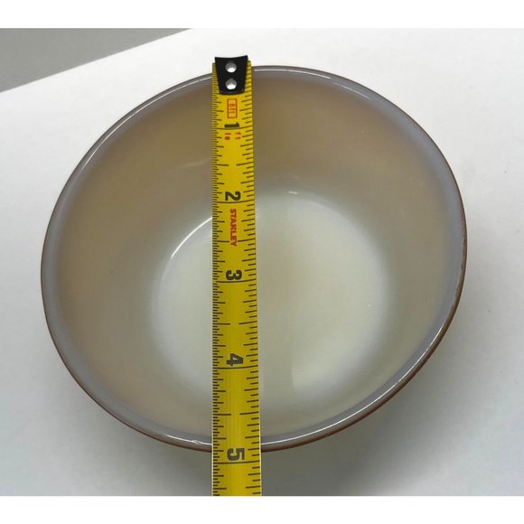 Vintage Anchor Hocking Fire King Ombre Oven-Proof Bowl Yellow and Brown - Picture 3 of 10